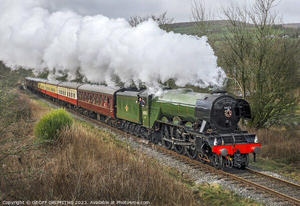 Flying Scotsman 60103 Picture Board by GEOFF GRIFFITHS