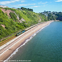 Buy canvas prints of 47805 47853 Teignmouth Devon by GEOFF GRIFFITHS