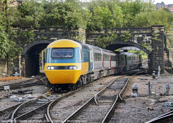 43007 43184 Sheffield HST Picture Board by GEOFF GRIFFITHS