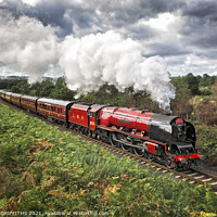 Buy canvas prints of 6233 Duchess of Sutherland by GEOFF GRIFFITHS