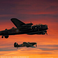 Buy canvas prints of Battle of Britain by GEOFF GRIFFITHS