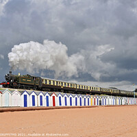 Buy canvas prints of 5239 Goodrington Sands holiday train by GEOFF GRIFFITHS