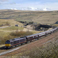 Buy canvas prints of Royal train Garsdale by GEOFF GRIFFITHS