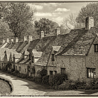 Buy canvas prints of Arlington Row, Bibery, the Cotswolds by GEOFF GRIFFITHS