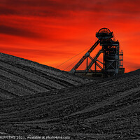 Buy canvas prints of Hatfield colliery sunset by GEOFF GRIFFITHS