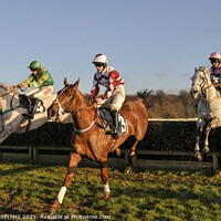 Buy canvas prints of Horse racing at Doncaster  by GEOFF GRIFFITHS