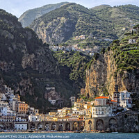Buy canvas prints of Atrani Italy by GEOFF GRIFFITHS