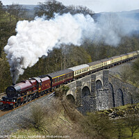 Buy canvas prints of 6201 'Princess Elizabeth' steam train by GEOFF GRIFFITHS