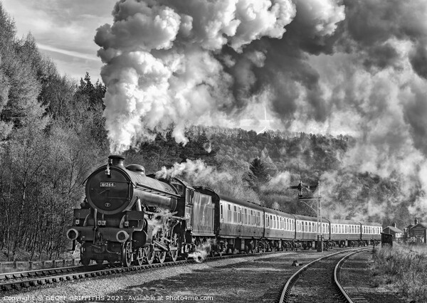 61264 North Yorkshire Moors railway Picture Board by GEOFF GRIFFITHS