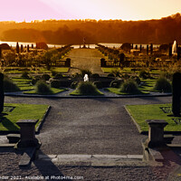 Buy canvas prints of SUNRISE AT TRENTHAM by Russell Mander