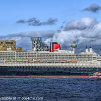 Buy canvas prints of Queen Mary II River Mersey Liverpool by Paul Anderson