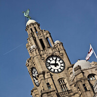 Buy canvas prints of Liver Buildings by Verity Gray