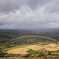 Buy canvas prints of above the rainbow by Verity Gray