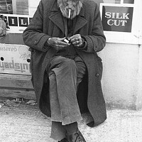 Buy canvas prints of Local Tramp/Homeless Man by Ernest Sampson
