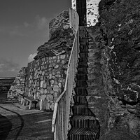 Buy canvas prints of Tower Pilot Lookout Hut Portreath by Ernest Sampson