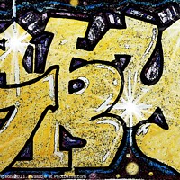 Buy canvas prints of Graffiti Art, SKY, Digital Art By Ernest Sampson by Ernest Sampson