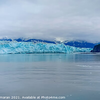 Buy canvas prints of Hubbard Glacier in USA ,Alaska  by Anish Punchayil Sukumaran