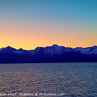 Buy canvas prints of beautiful sunrise and snow wrapped mountains by Anish Punchayil Sukumaran