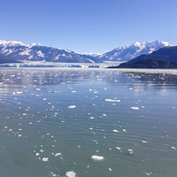 Buy canvas prints of Yakutat ,Hubbard Glacier in Disenchantment Bay, Alaska , USA ,Alaska  by Anish Punchayil Sukumaran