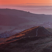 Buy canvas prints of Sunrise over the Shropshire Hills by Alan Dunnett
