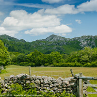 Buy canvas prints of Harter Fell on a summers day by Alan Dunnett