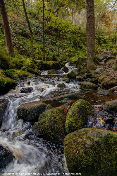 Wyming Brook weaving Picture Board by Alan Dunnett