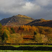Buy canvas prints of Autumal Eskdale to Harter Fell by Alan Dunnett