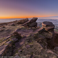 Buy canvas prints of The Roaches pre sunrise by Alan Dunnett