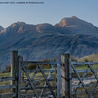 Buy canvas prints of Majestic Gate to the Langdale Pikes by Alan Dunnett