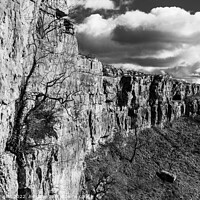 Buy canvas prints of Along Malham Cove by Alan Dunnett