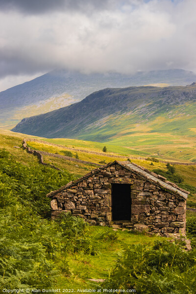 Little House on the Fell Picture Board by Alan Dunnett