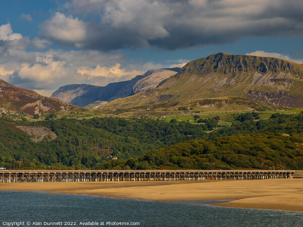 From Barmouth to Cadair Idris Picture Board by Alan Dunnett