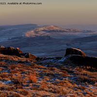 Buy canvas prints of Morning sunlight on The Roaches by Alan Dunnett