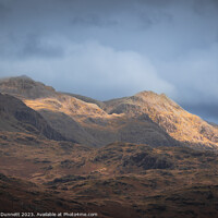 Buy canvas prints of Majestic Scafell Pike and Crags by Alan Dunnett
