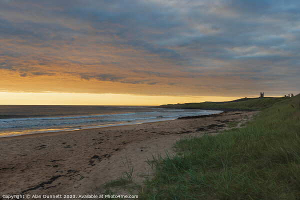 Embleton morning Captivating Coastal Tranquility Picture Board by Alan Dunnett