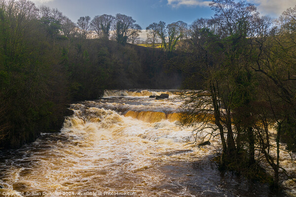 Aysgarth High Force Picture Board by Alan Dunnett