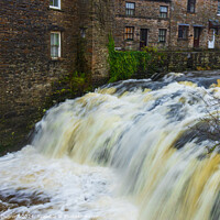 Buy canvas prints of Waterfall in Hawes by Alan Dunnett