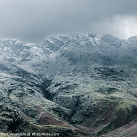 Buy canvas prints of Winter on Crinkle Craggs by Alan Dunnett