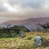 Buy canvas prints of Steps to Black Cragg by Alan Dunnett