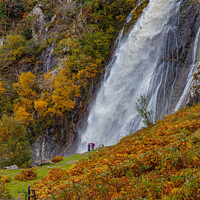 Buy canvas prints of Aber Falls by Alan Dunnett