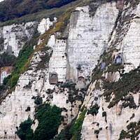 Buy canvas prints of Cliffs of Dover close-up Britian by Pieter Marais