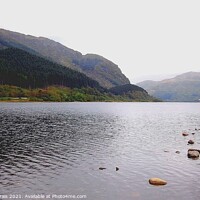 Buy canvas prints of Scotland Lake by Pieter Marais