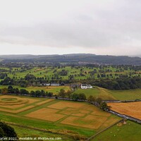 Buy canvas prints of Landscape from Stirling Castle Scotland by Pieter Marais