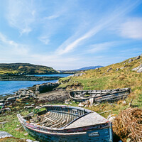 Buy canvas prints of Ruined old boats, Isle of Harris by Photimageon UK
