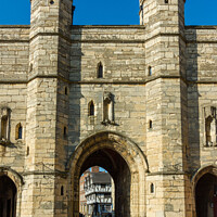 Buy canvas prints of Exchequer Gate, Lincoln by Photimageon UK