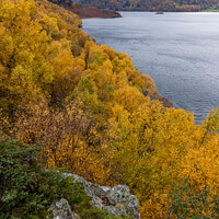 Buy canvas prints of Autumn colour, Ullswater, Lake District by Photimageon UK