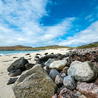 Buy canvas prints of Pebbles on Hushinish beach, Isle of Harris by Photimageon UK