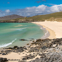 Buy canvas prints of Horgabost beach panorama, Isle of Harris, Scotland by Photimageon UK