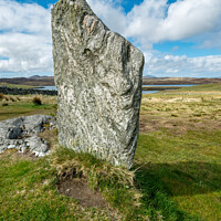 Buy canvas prints of Closeup of Callanish Standing Stone, Isle of Lewis by Photimageon UK