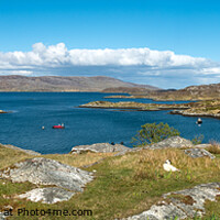 Buy canvas prints of Loch Tarbert panorama, Isle of Harris by Photimageon UK